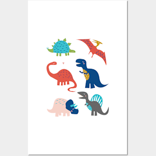 Our favorite dinosaurs Posters and Art